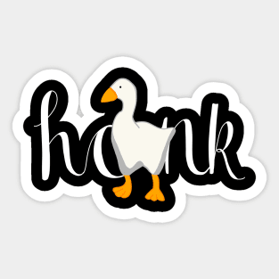 Goose Honk Sticker